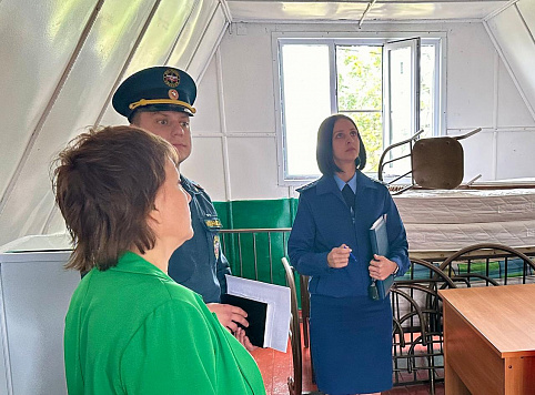Прокуратурой Каневского района проведена выездная проверка подготовки детского лагеря к летнему периоду 